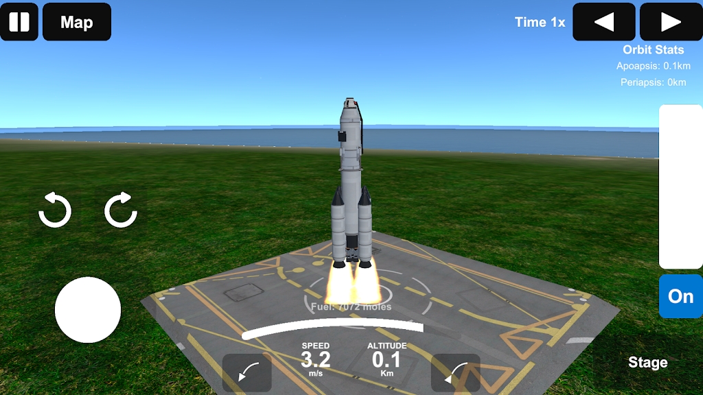 椭圆火箭模拟器