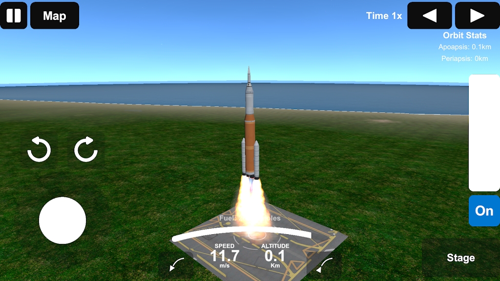 椭圆火箭模拟器