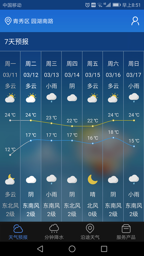 晓天气app