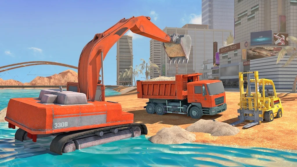 挖沙机河道挖掘机游戏