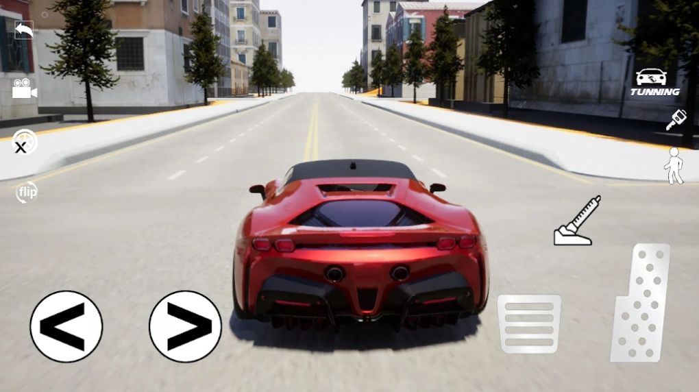 运行模拟驾驶3D汽车游戏