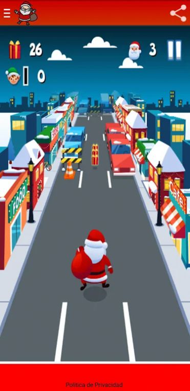 圣诞老人城市奔跑